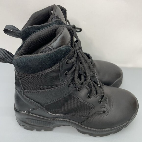 5.11 Tactical ATAC 2.0 NZ 6” Boots Combat Duty Leather Black Mens 7 - Picture 3 of 14